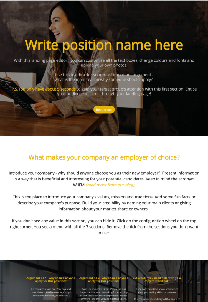 The best job advert examples and templates RecruitLab