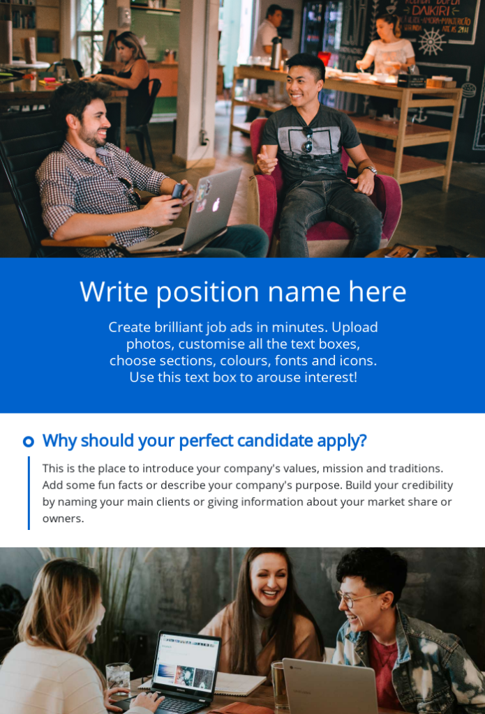 The best job advert examples and templates RecruitLab