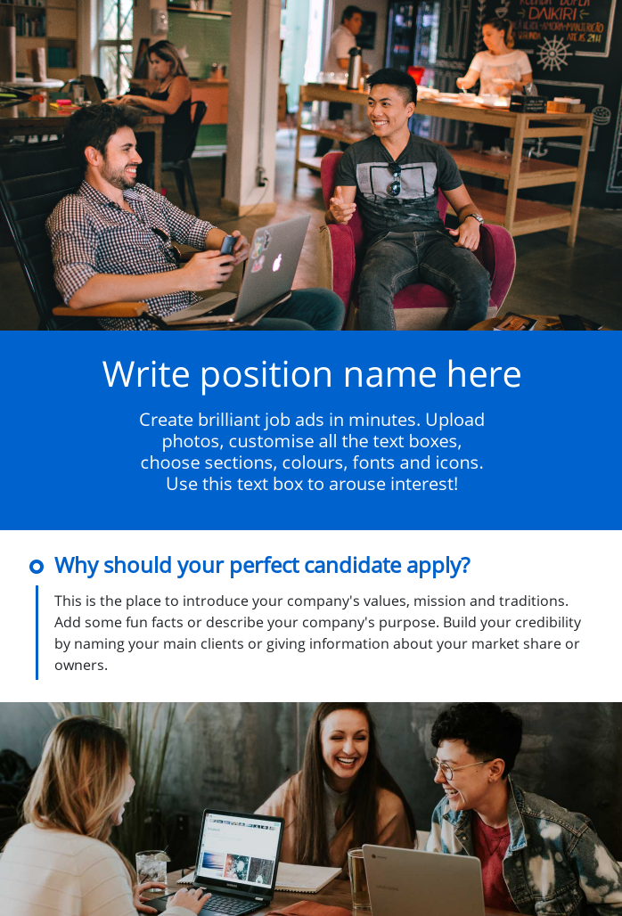 The best job advert examples and templates RecruitLab